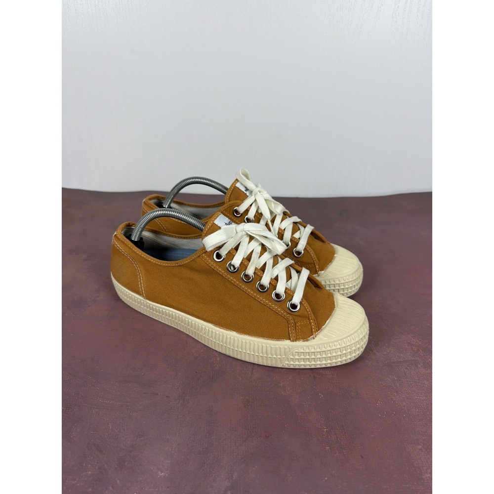 Novesta Star Master Sedlova Beige Ecru Canvas Low Top Sneakers Size US 10/ EU 43